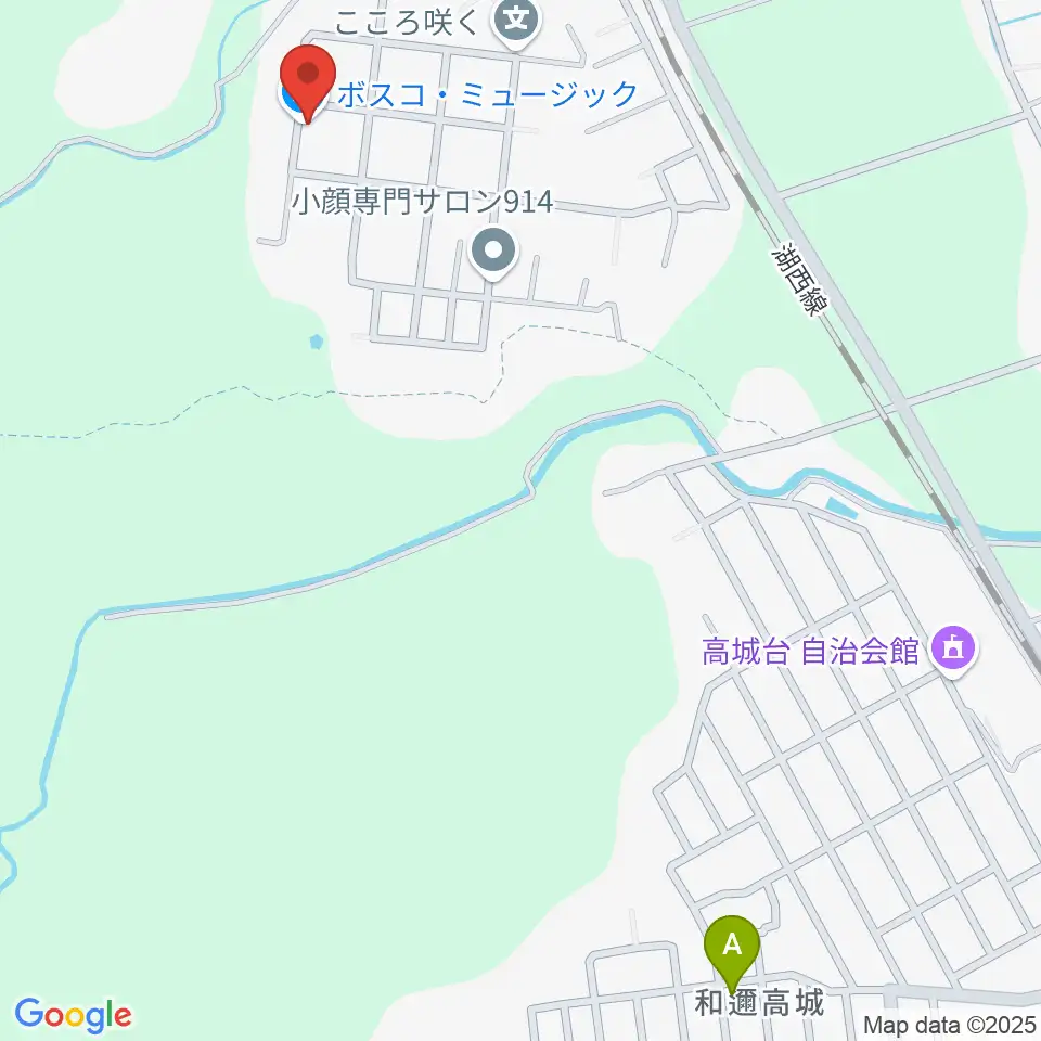 BOSCO MUSIC周辺のホテル一覧地図