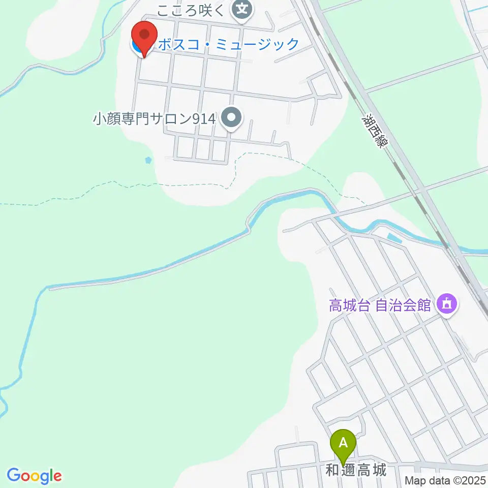 BOSCO MUSIC周辺のホテル一覧地図