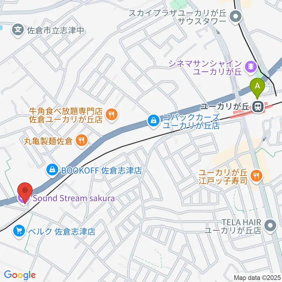 Sound Stream sakura周辺のホテル一覧地図