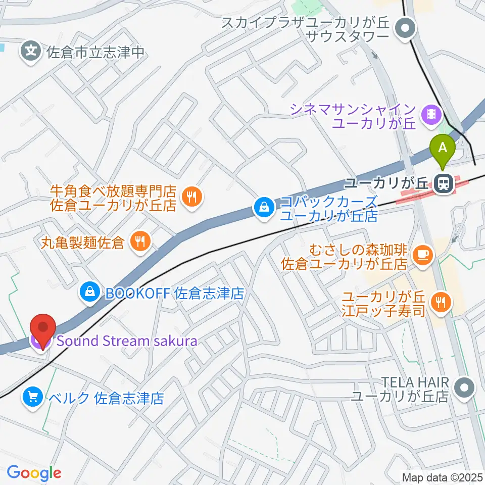 Sound Stream sakura周辺のホテル一覧地図