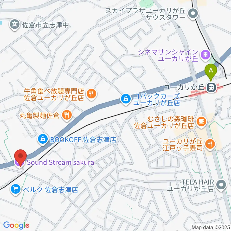 Sound Stream sakura周辺のホテル一覧地図