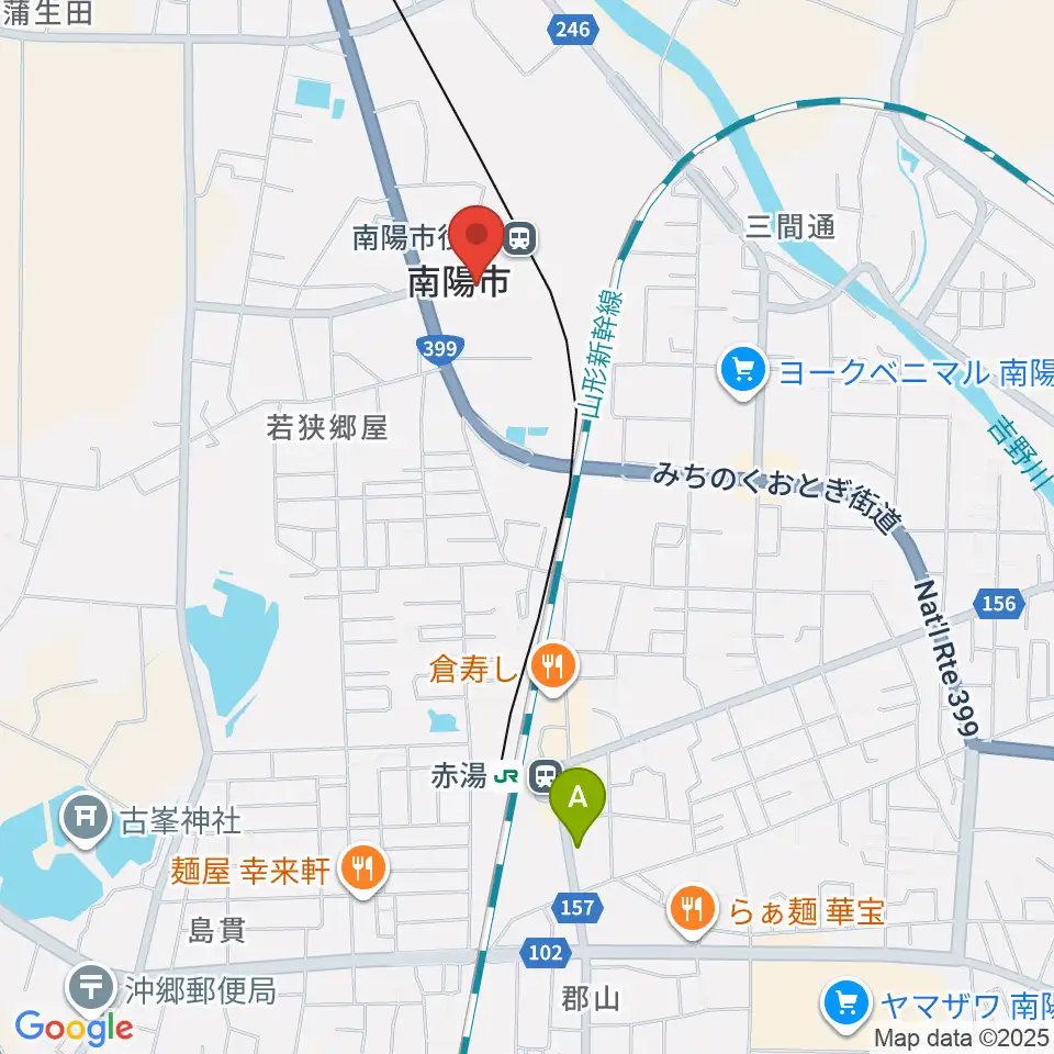 シェルターなんようホール周辺のホテル一覧地図
