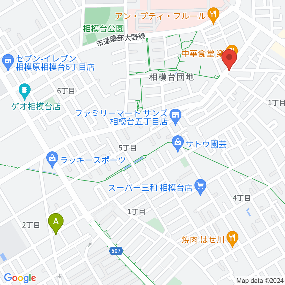 相模原T☆ROCKS周辺のホテル一覧地図