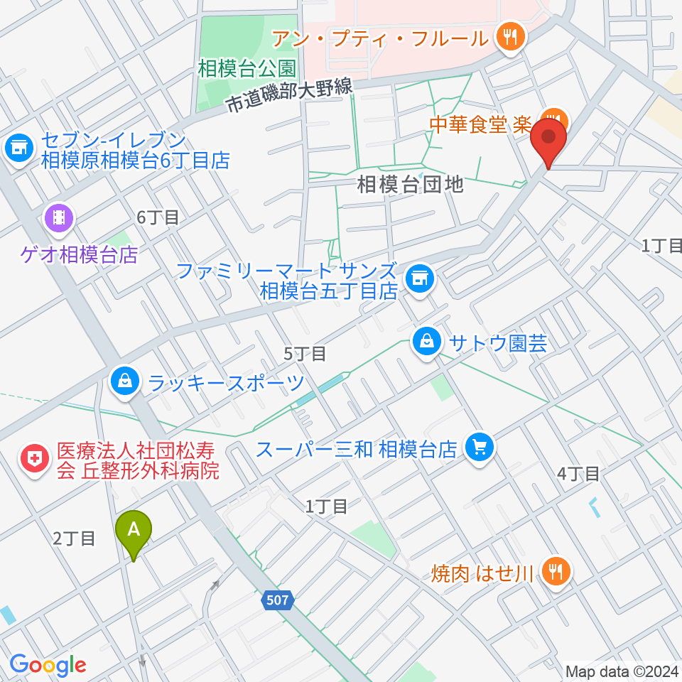 相模原T☆ROCKS周辺のホテル一覧地図