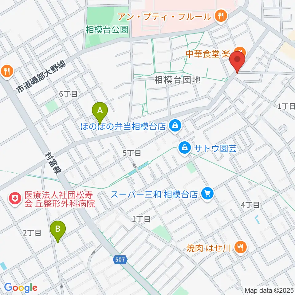 相模原T☆ROCKS周辺のホテル一覧地図