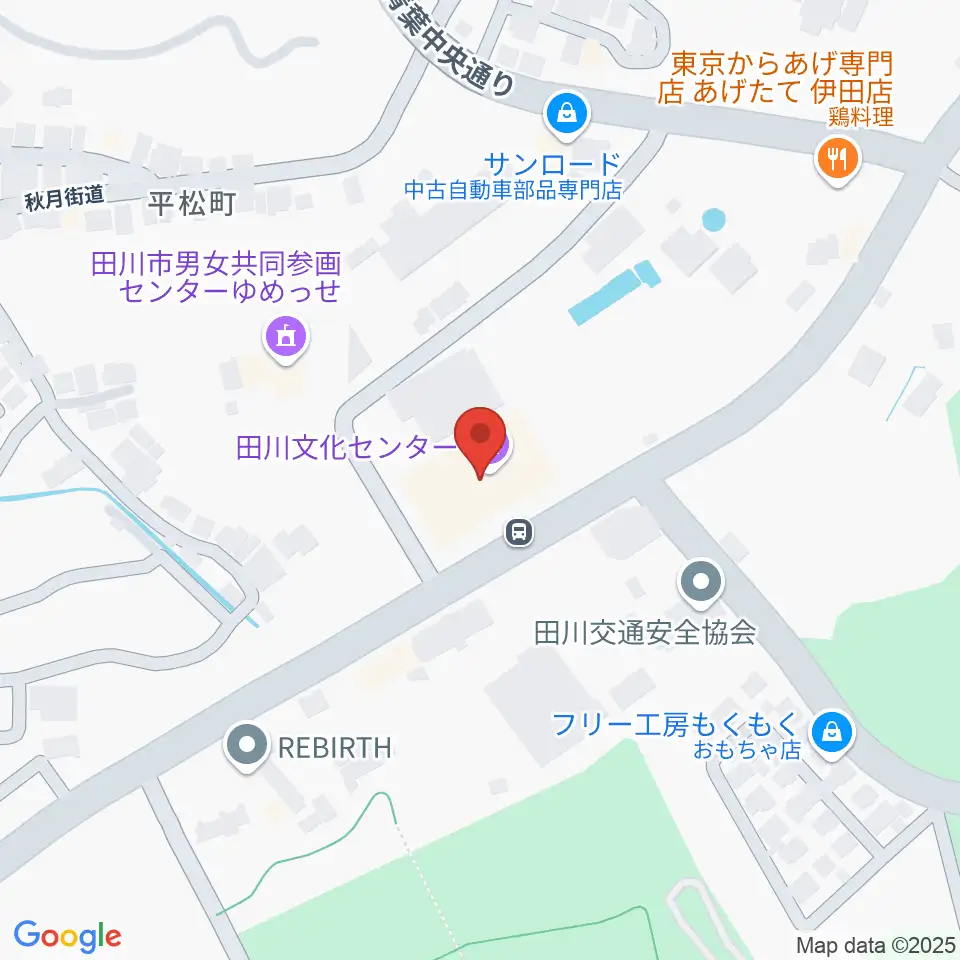 田川文化センター周辺のホテル一覧地図
