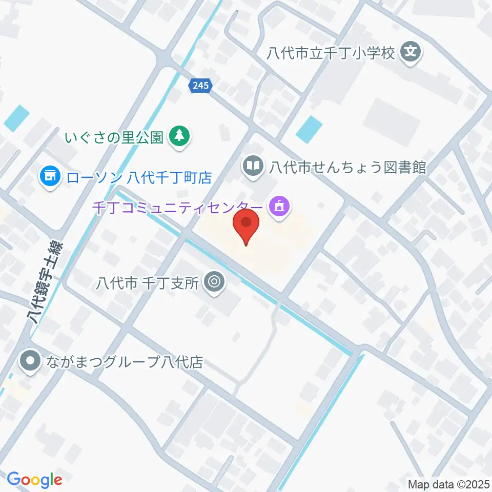 八代市公民館周辺のホテル一覧地図