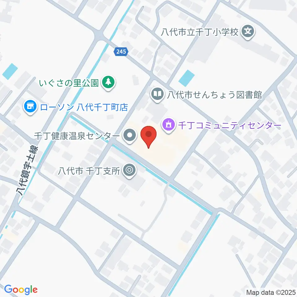 八代市公民館周辺のホテル一覧地図