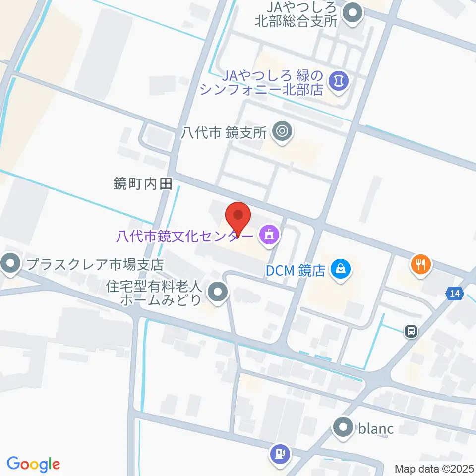 八代市鏡文化センター周辺のホテル一覧地図