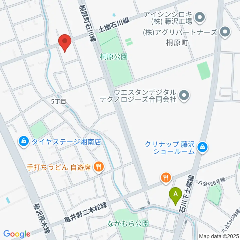 富士楽器 湘南台ショールーム周辺のホテル一覧地図