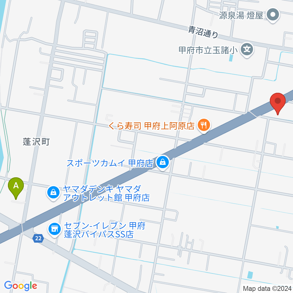 ボデガー東スタジオ周辺のホテル一覧地図