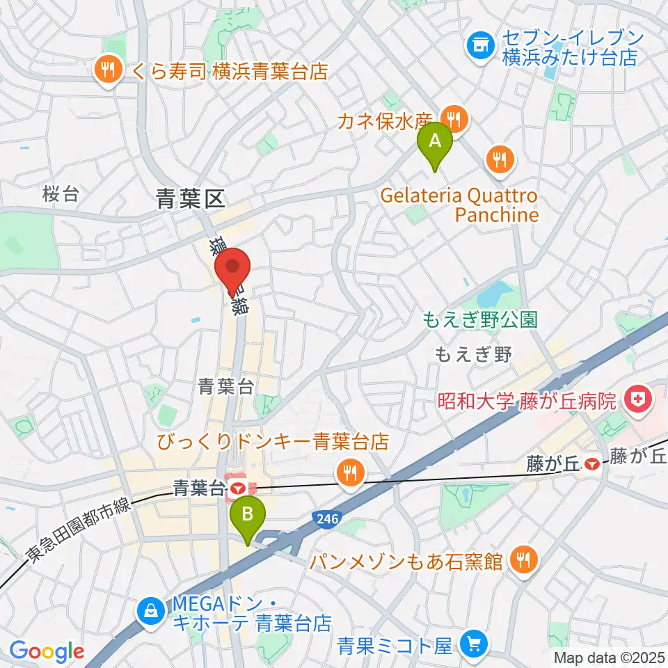 Tomo音楽教室周辺のホテル一覧地図