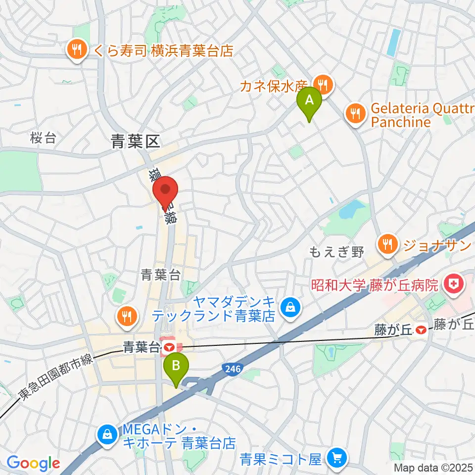 Tomo音楽教室周辺のホテル一覧地図