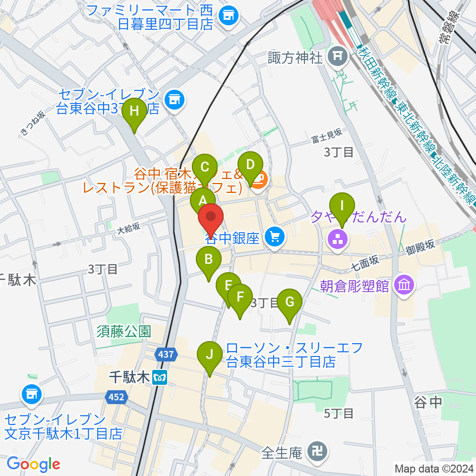 サミーミュージックワールド周辺のホテル一覧地図