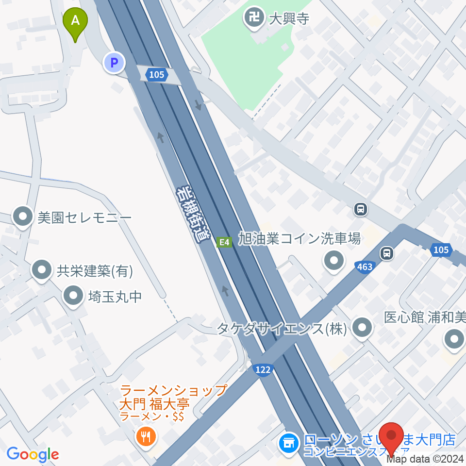 Y.K PIANO FACTORY周辺のホテル一覧地図