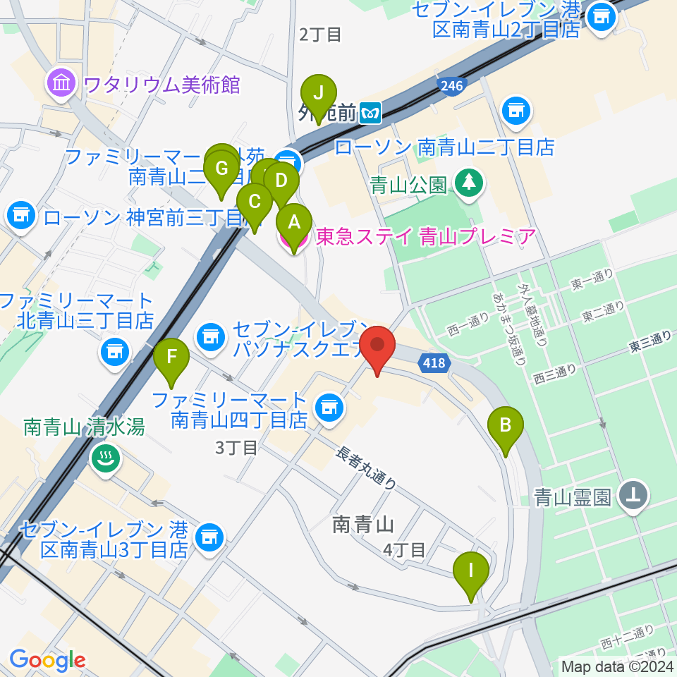 月見ル君想フ周辺のホテル一覧地図