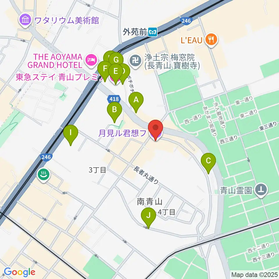 月見ル君想フ周辺のホテル一覧地図
