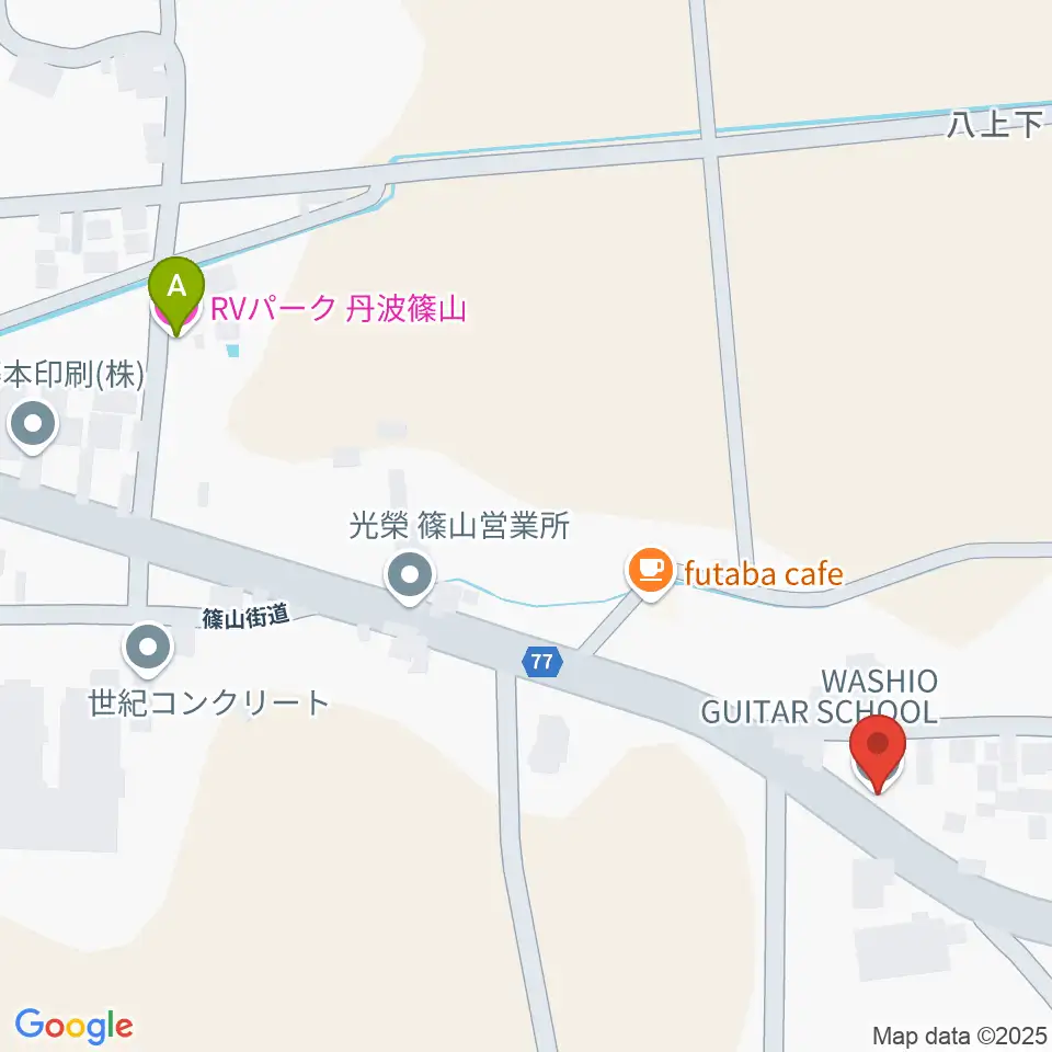 WASHIO GUITAR SCHOOL周辺のホテル一覧地図