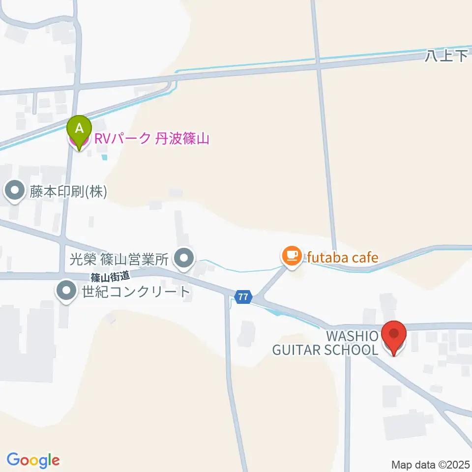 WASHIO GUITAR SCHOOL周辺のホテル一覧地図