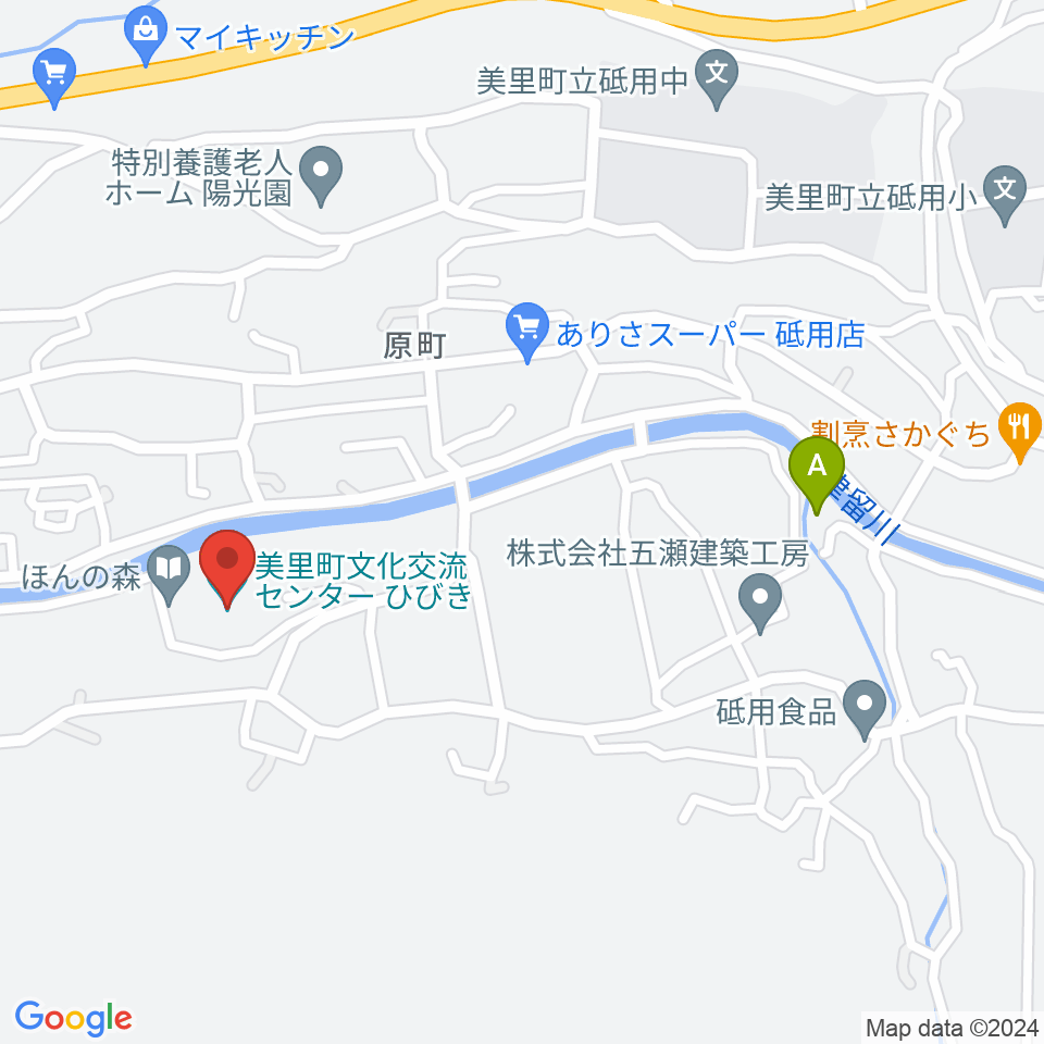 美里町文化交流センターひびき周辺のホテル一覧地図