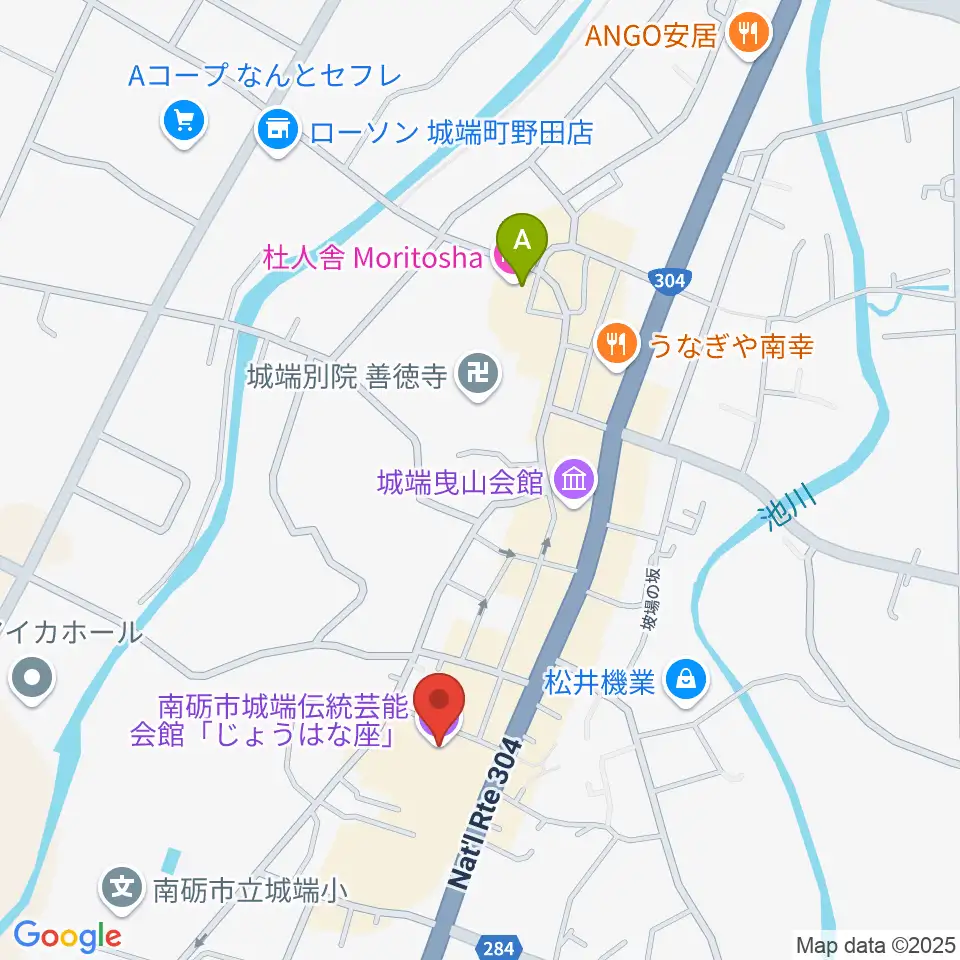 じょうはな座周辺のホテル一覧地図