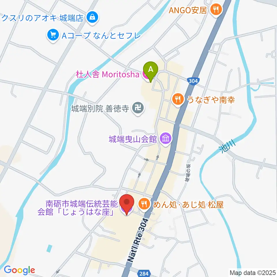 じょうはな座周辺のホテル一覧地図