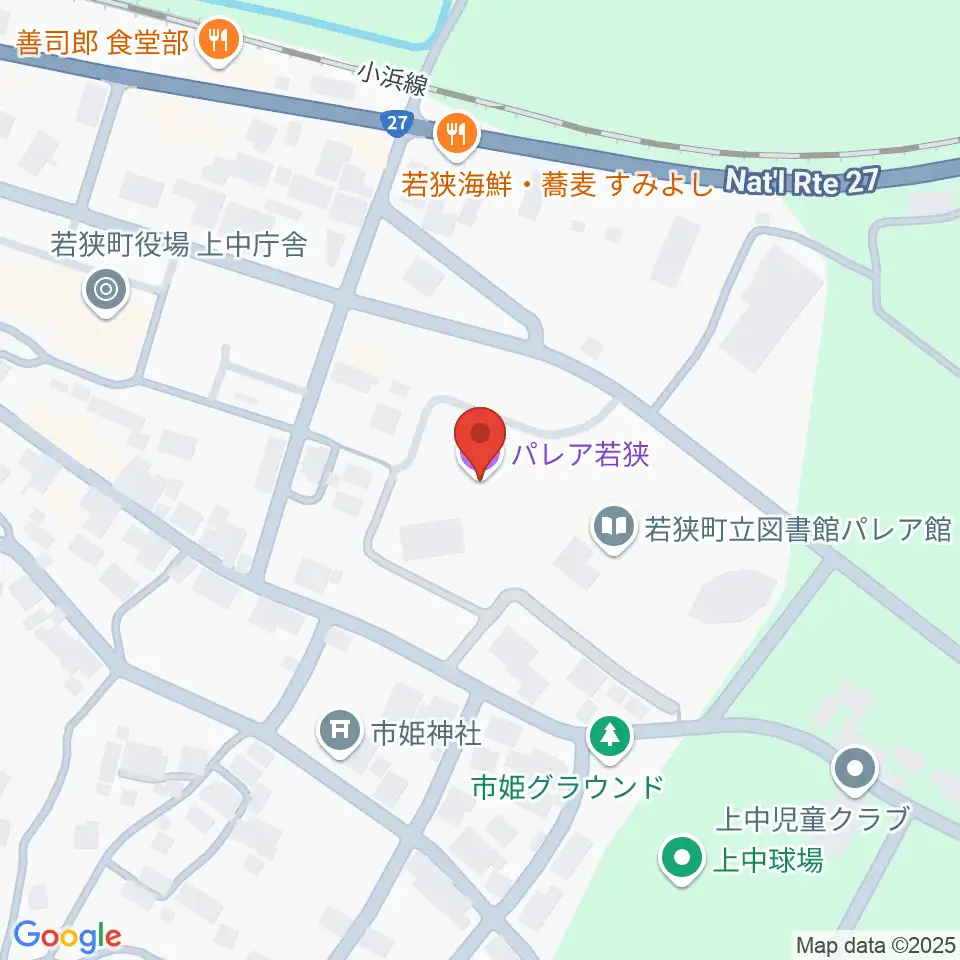 パレア若狭周辺のホテル一覧地図