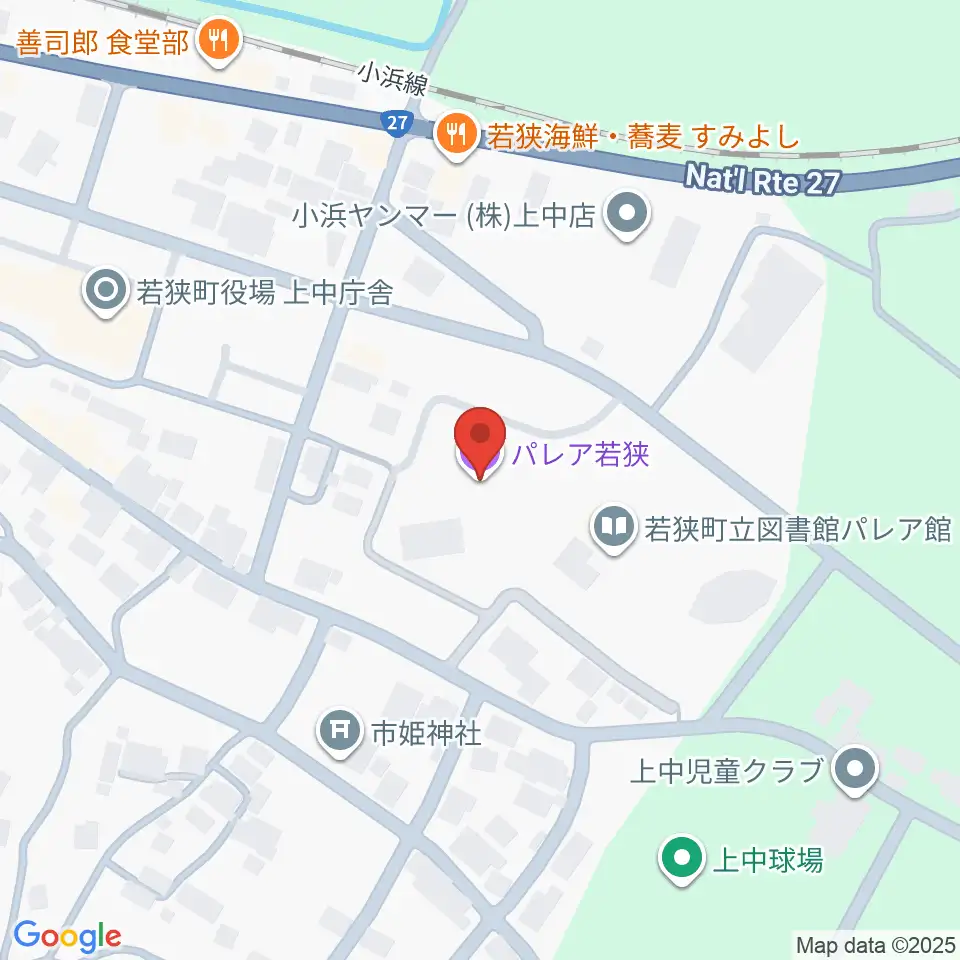 パレア若狭周辺のホテル一覧地図