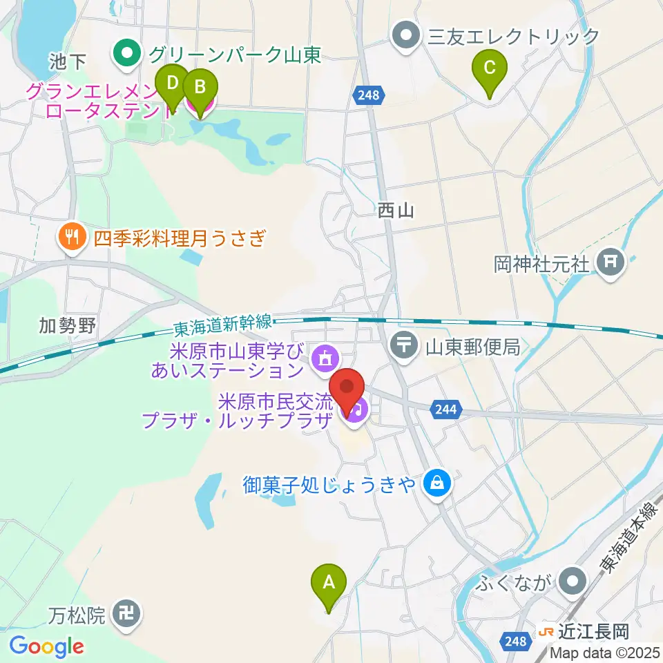 ルッチプラザ ベルホール310周辺のホテル一覧地図