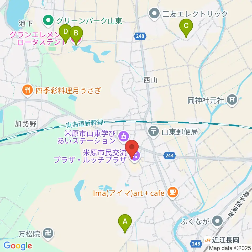 ルッチプラザ ベルホール310周辺のホテル一覧地図