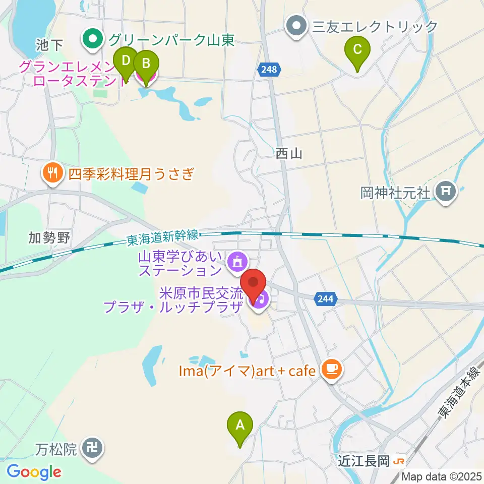 ルッチプラザ ベルホール310周辺のホテル一覧地図