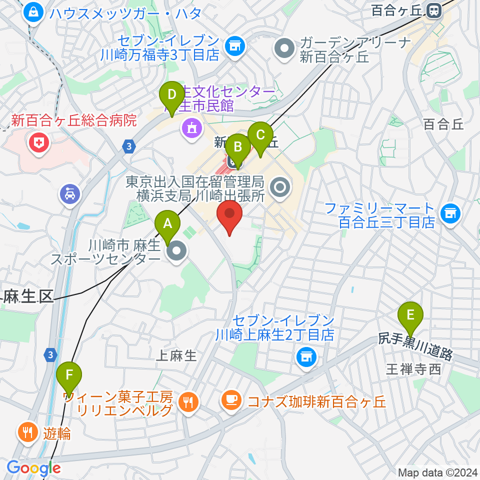 テアトロ・ジーリオ・ショウワ周辺のホテル一覧地図