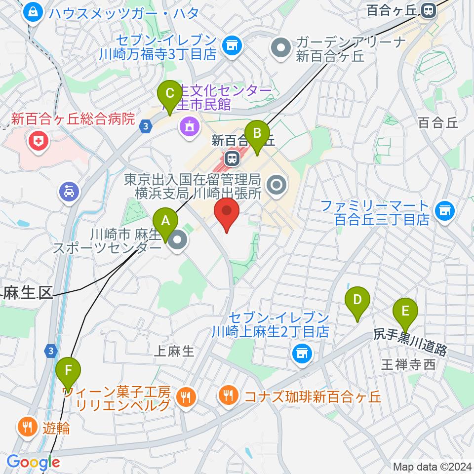 テアトロ・ジーリオ・ショウワ周辺のホテル一覧地図