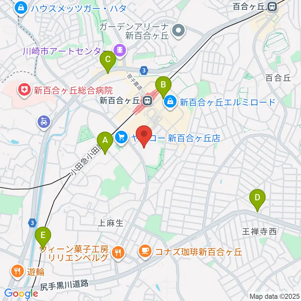 テアトロ・ジーリオ・ショウワ周辺のホテル一覧地図