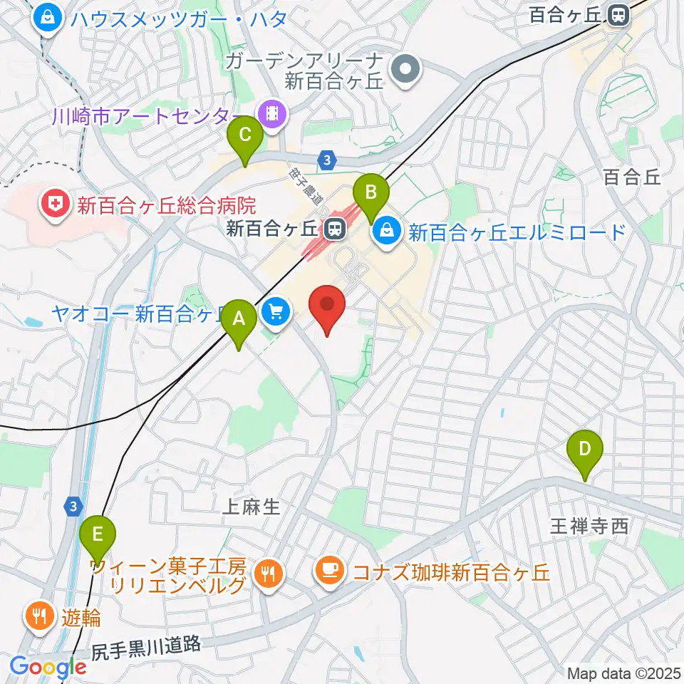 テアトロ・ジーリオ・ショウワ周辺のホテル一覧地図