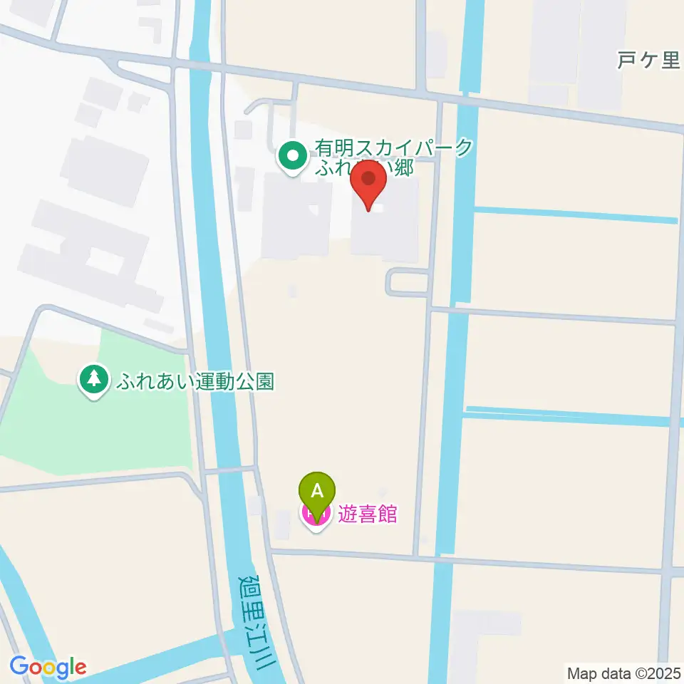 有明スカイパーク ふれあい郷周辺のホテル一覧地図