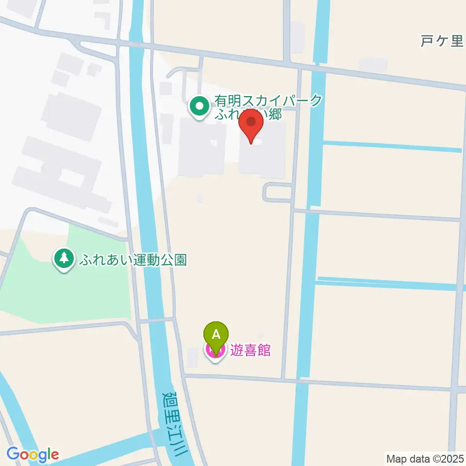 有明スカイパーク ふれあい郷周辺のホテル一覧地図