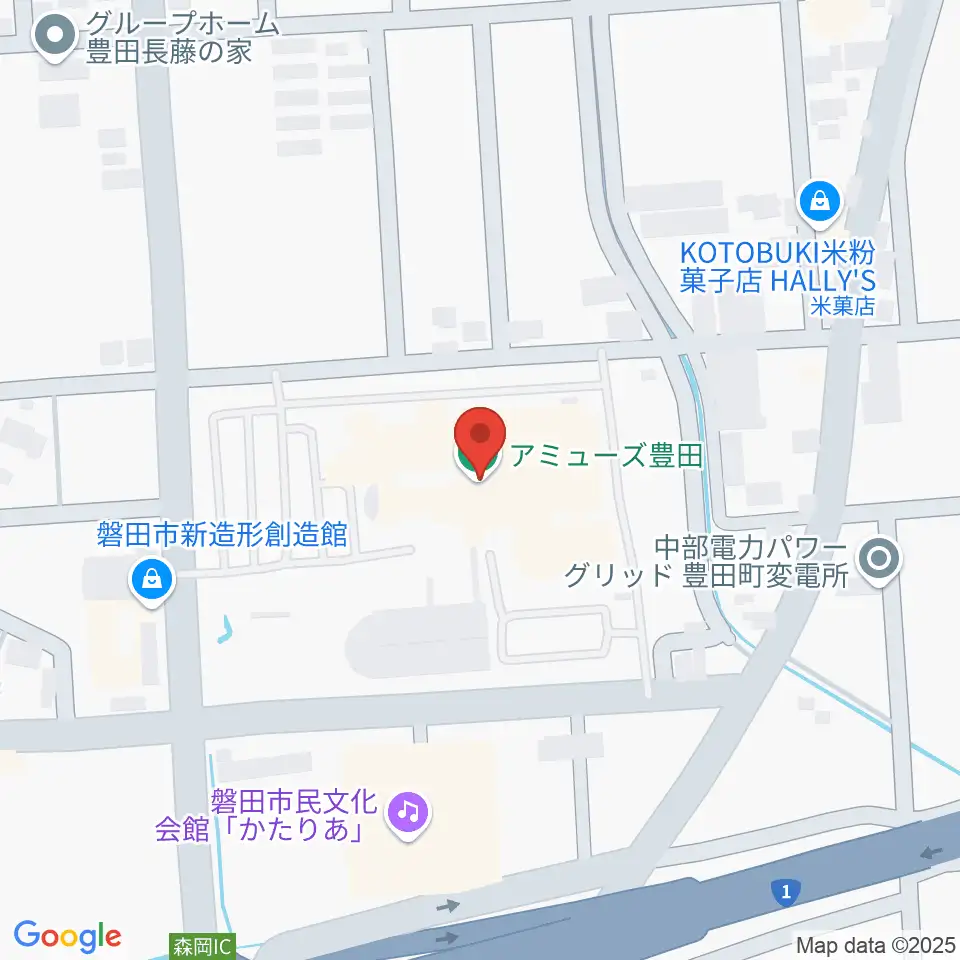 アミューズ豊田周辺のホテル一覧地図