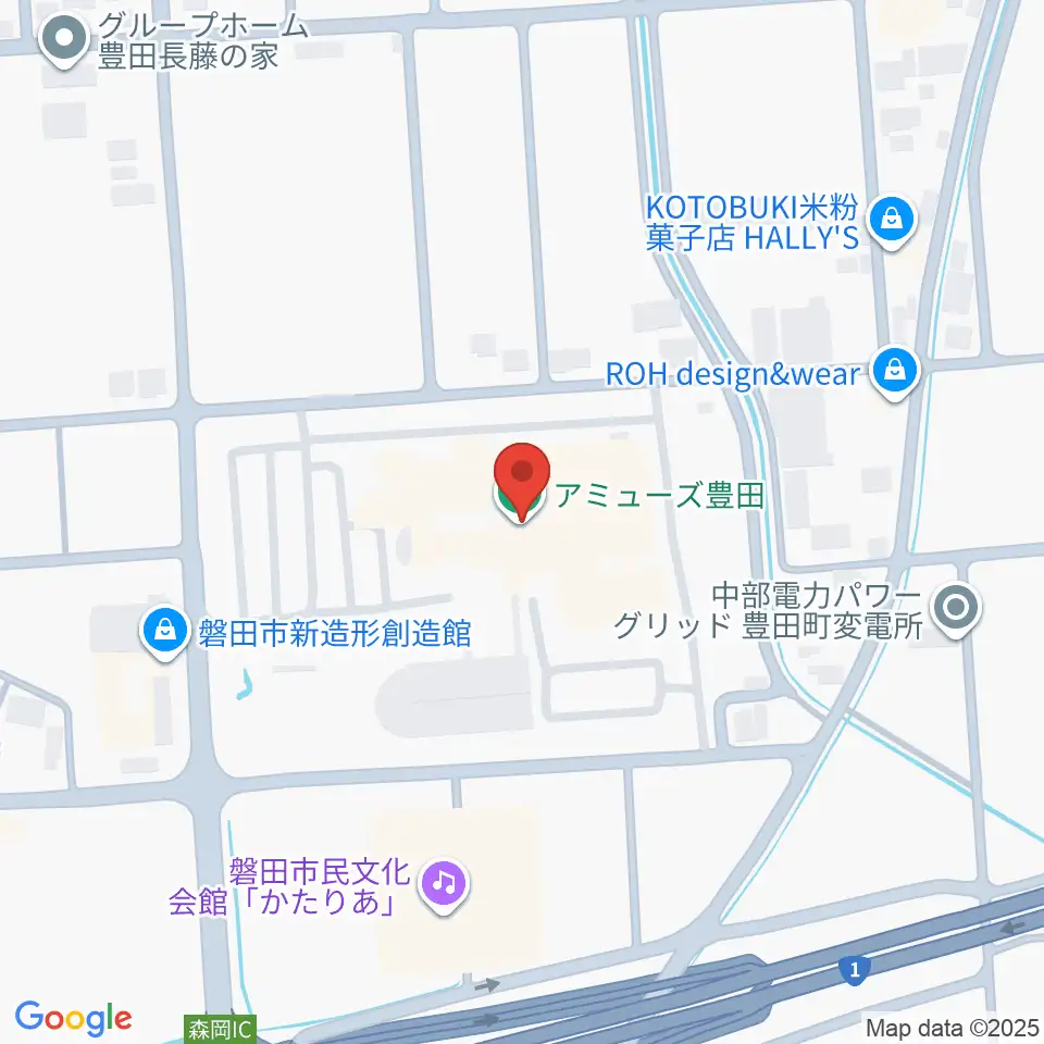 アミューズ豊田周辺のホテル一覧地図