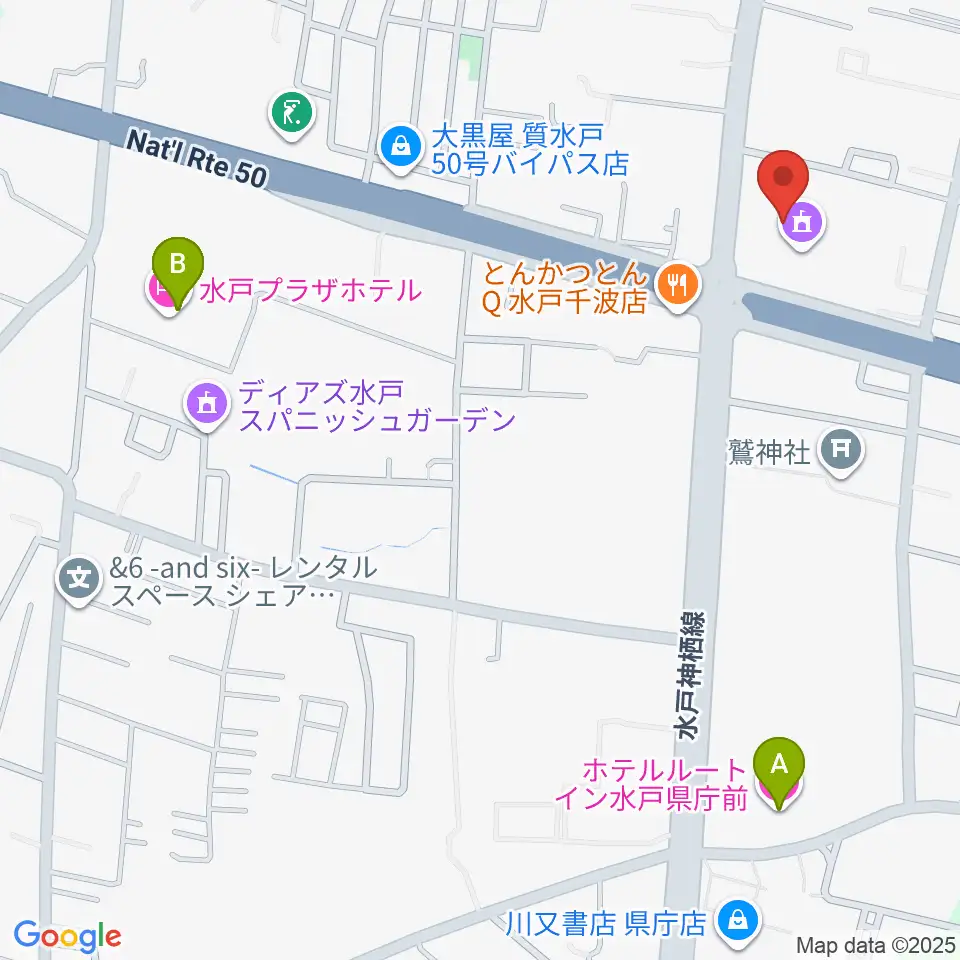 セキショウ・ウェルビーイング福祉会館周辺のホテル一覧地図