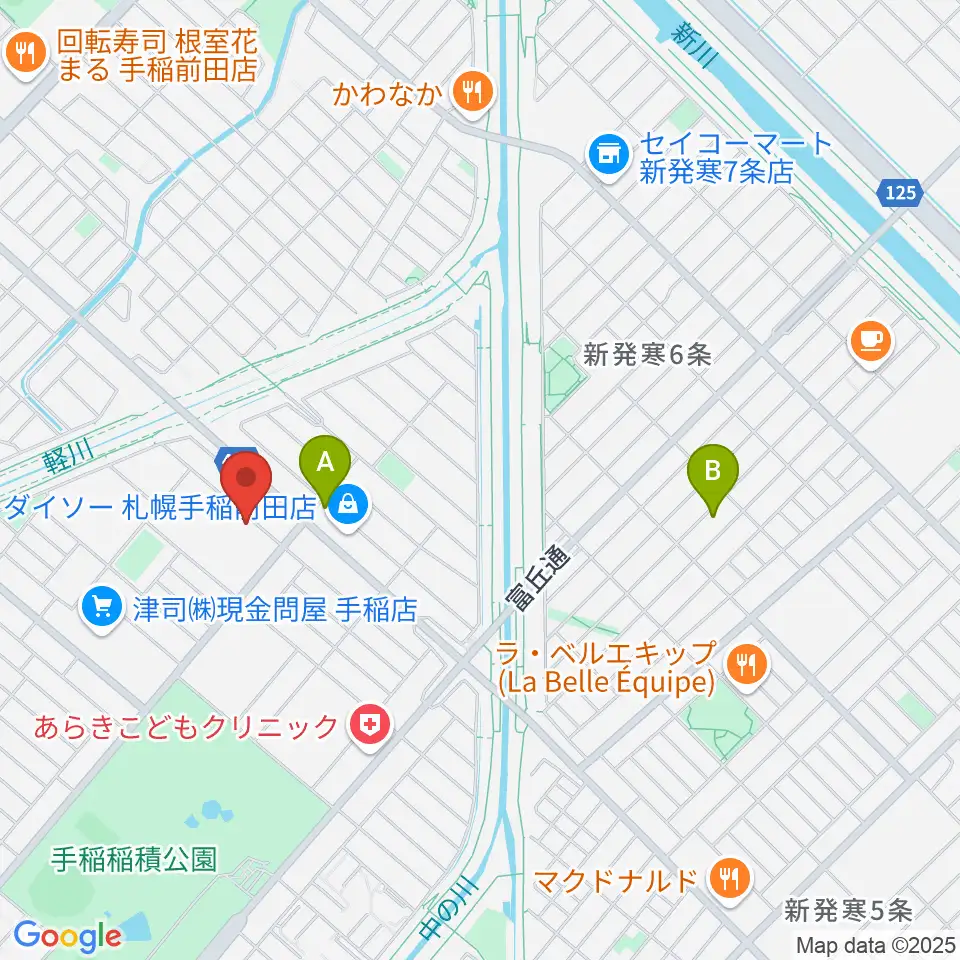 ニューホープ札幌ホール周辺のホテル一覧地図