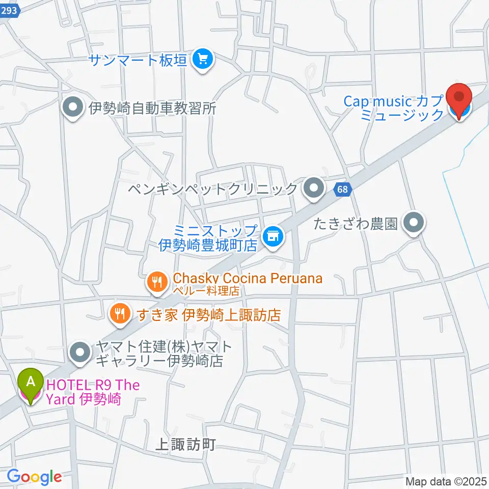 cap music カプミュージック周辺のホテル一覧地図