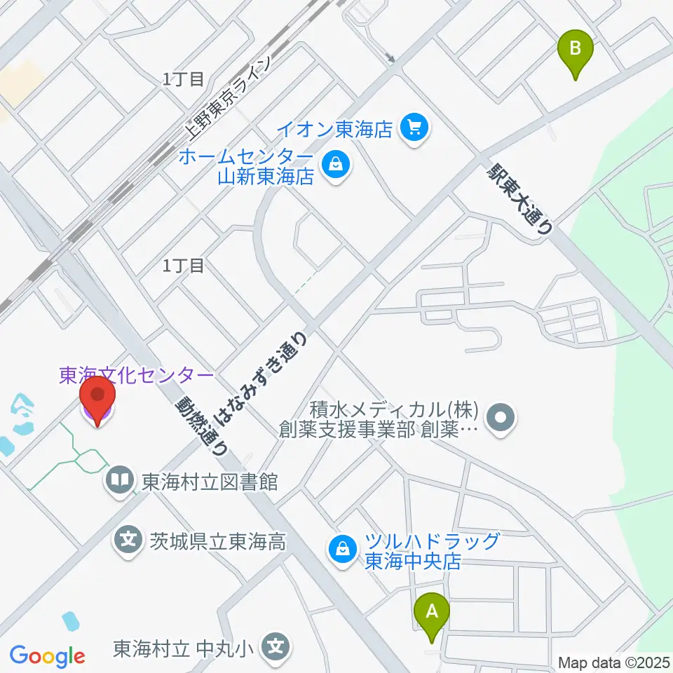 東海文化センター周辺のホテル一覧地図