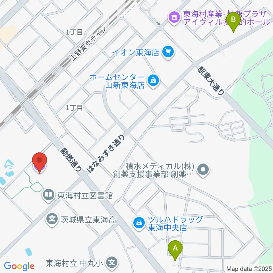 東海文化センター周辺のホテル一覧地図