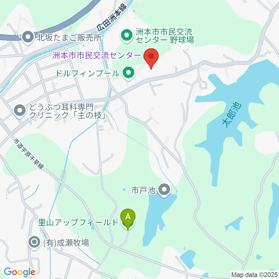洲本市市民交流センター周辺のホテル一覧地図