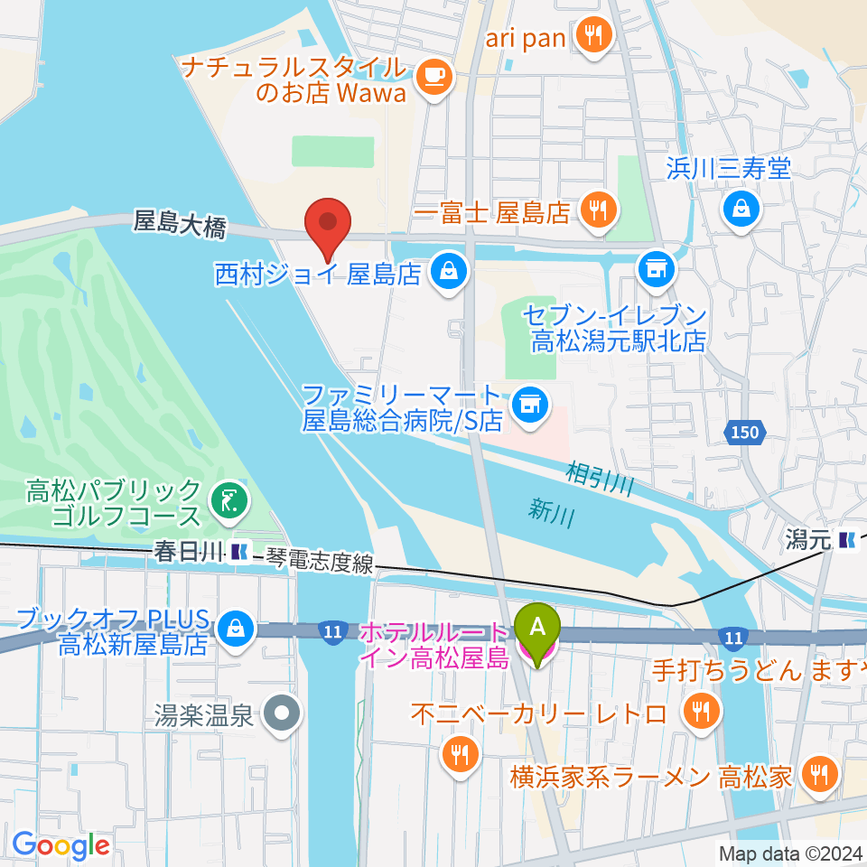 穴吹学園ホール周辺のホテル一覧地図