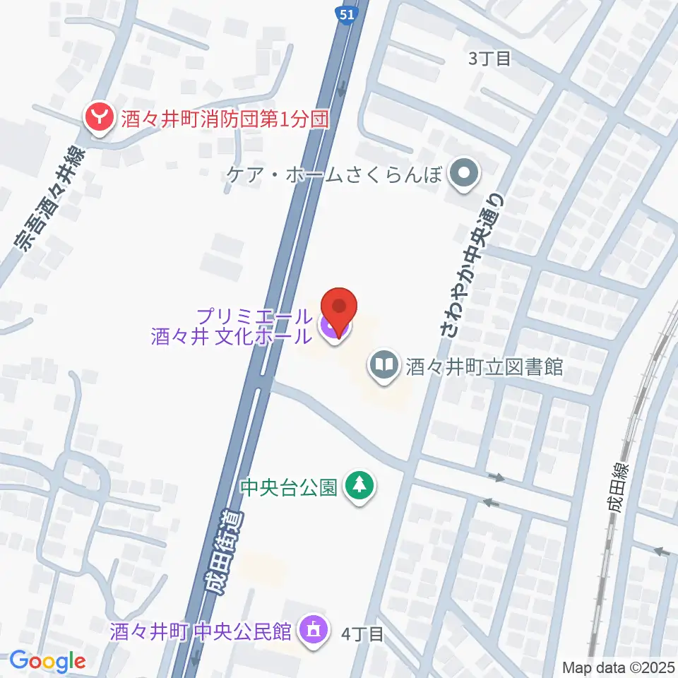 プリミエール酒々井周辺のホテル一覧地図