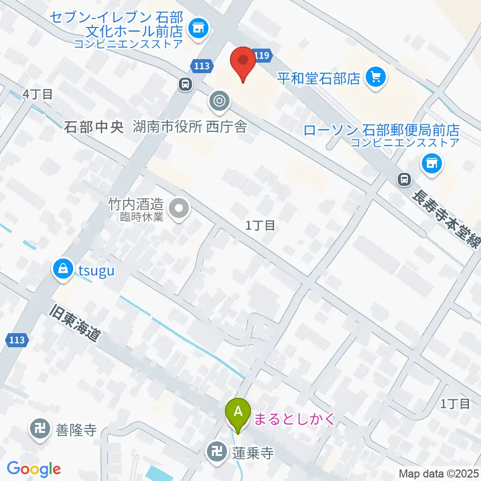 石部文化ホール周辺のホテル一覧地図
