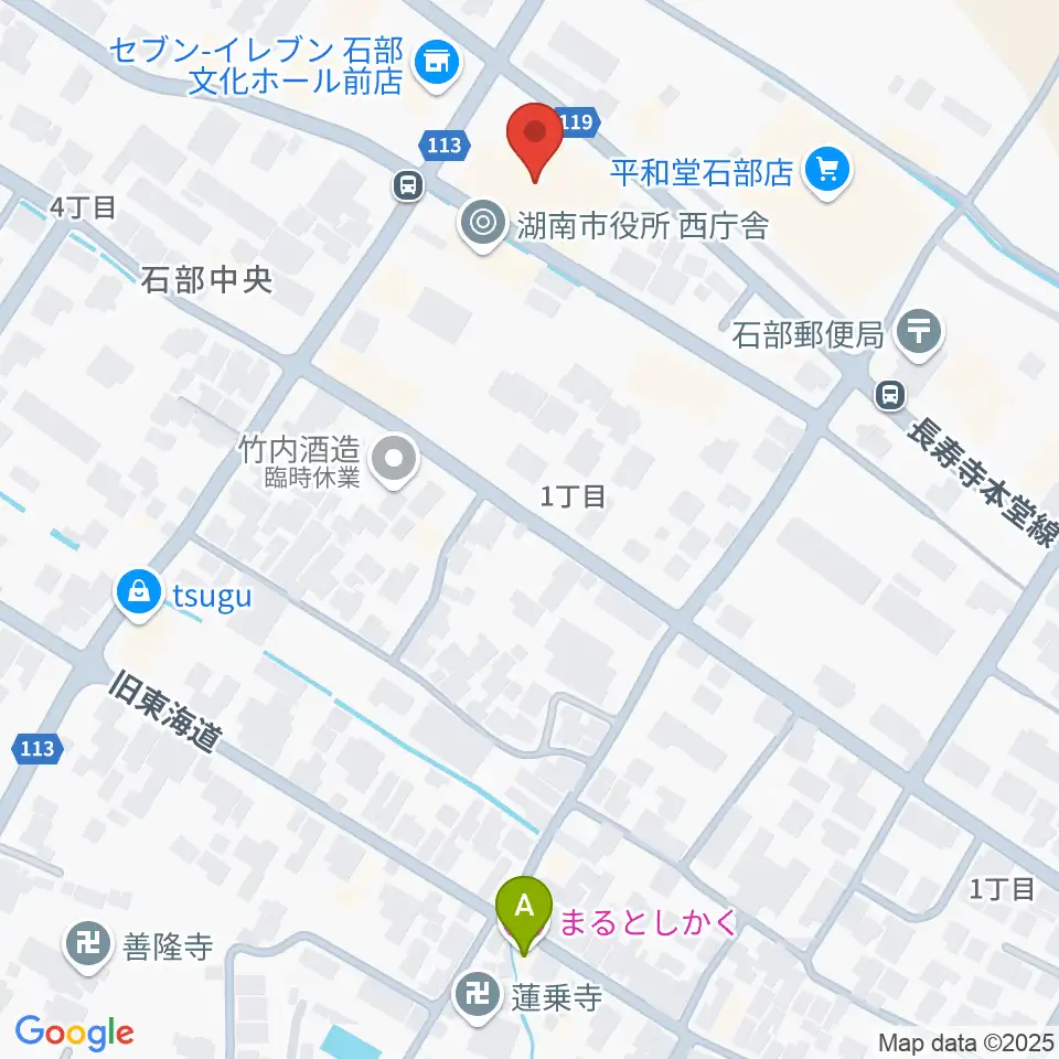 石部文化ホール周辺のホテル一覧地図