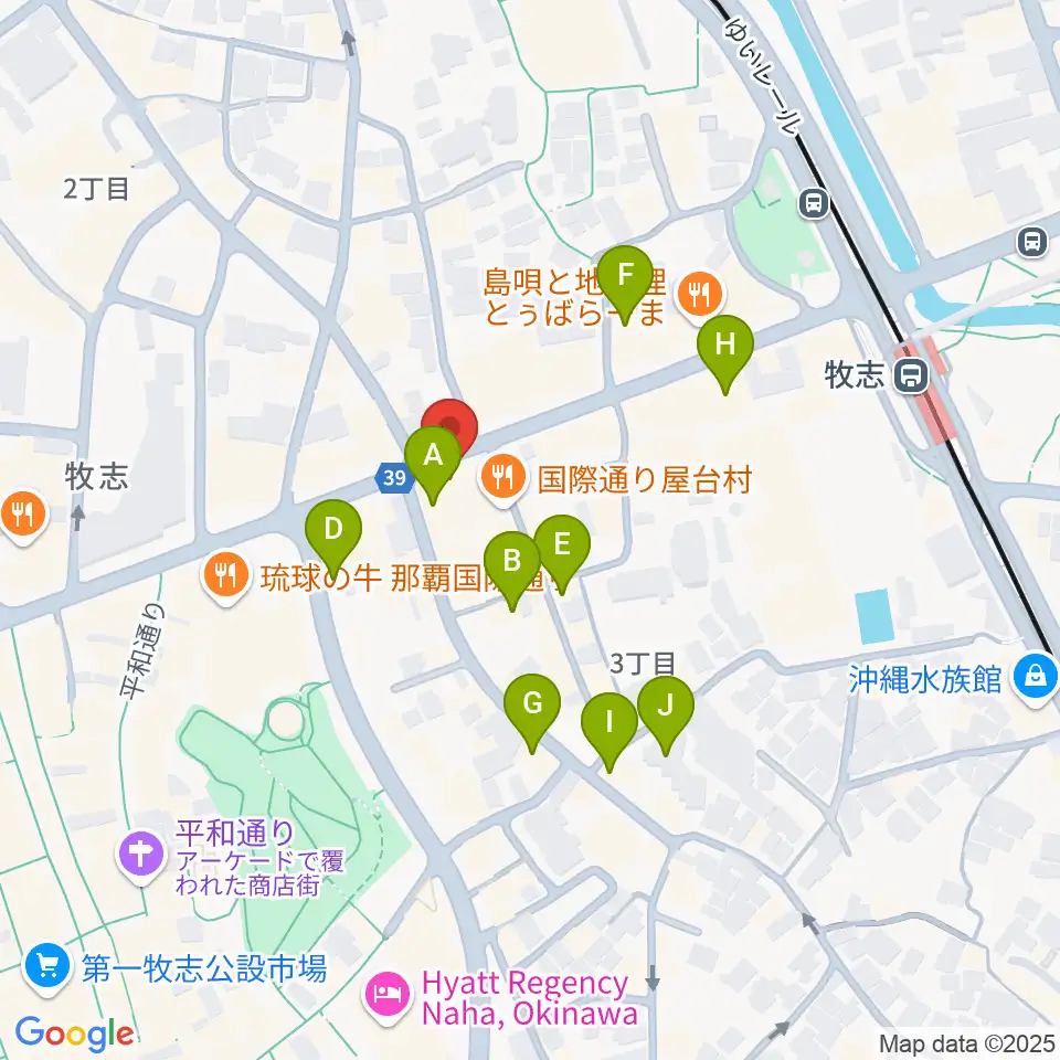 高良レコード店 楽器部周辺のホテル一覧地図
